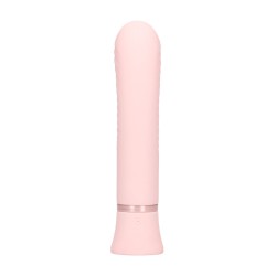 Mystique - Ribbed Rabbit Vibrator - Pink