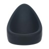 Teardrop Silicone Cockring - Black