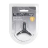 Soft Bead Grip Silicone Cock and Ball Ring - Black
