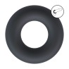 Liquid Silicone Cockring - M - Black