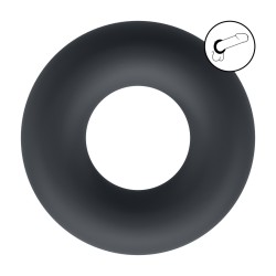 Liquid Silicone Cockring - S - Black