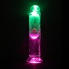 LED Vibrating Straight Cock - 6 / 15 cm - Transparent