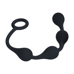 Waterdrop Silicone Anal Balls - S - 20mm - Black