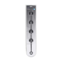 Round Silicone Anal Balls - XL - 50mm - Black