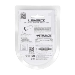 Wide O Silicone Cockring - L - 42mm - Black