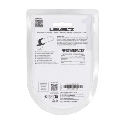 Wide Double O Silicone Cockring - M - Black