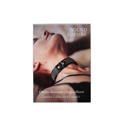 Obroża Skórzana z Kryształkami