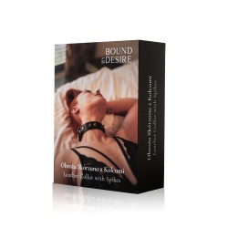 Obroża Skórzana z Kolcami