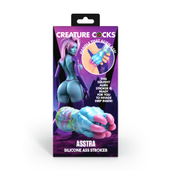 Asstra - Silicone Ass Stroker - Blue/Purple