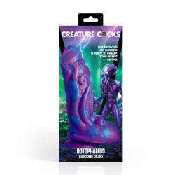 Octophallus - Silicone Dildo - Purple/Blue
