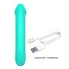 Party Up wibrator mini ładowany magnetycznie kolor turkusowy Niki