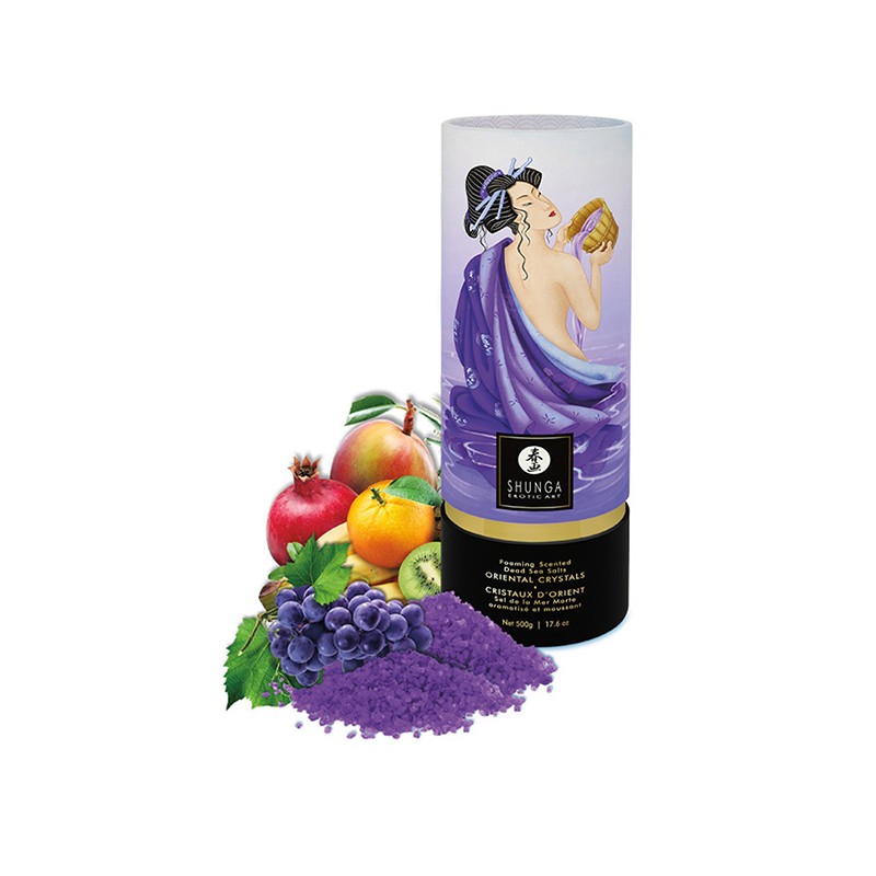 Shunga bath salts oriental crystals exotic fruits