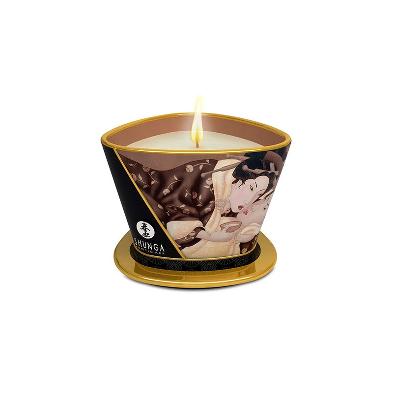 Shunga massage candle excitation intoxicating chocolate