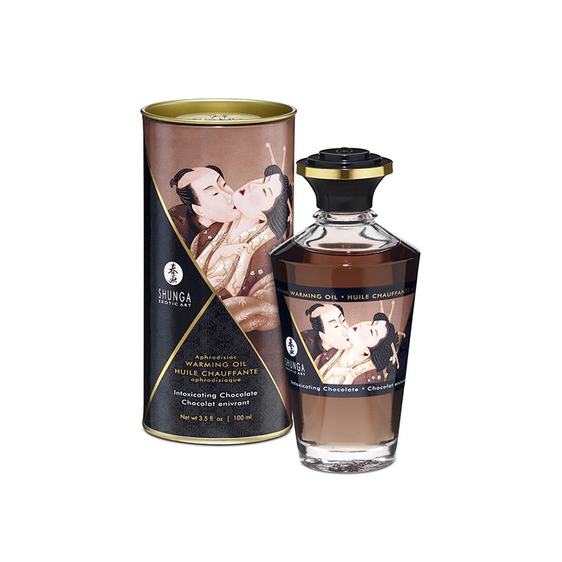 Shunga warming oil intoxicating chocolate