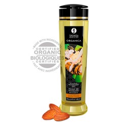 Shunga massage oil organica almond sweetness