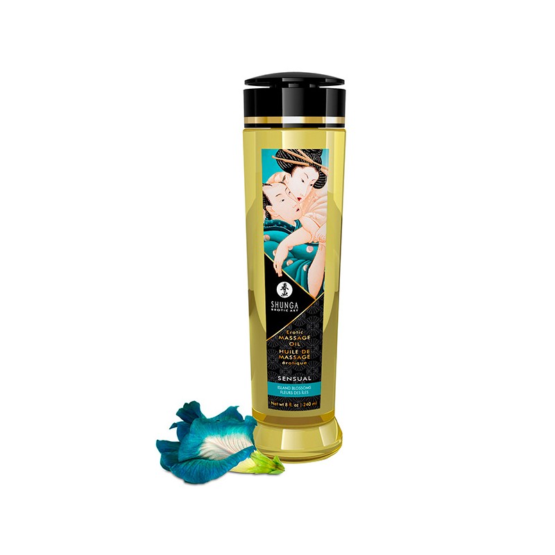 Shunga massage oil sensual island blossom