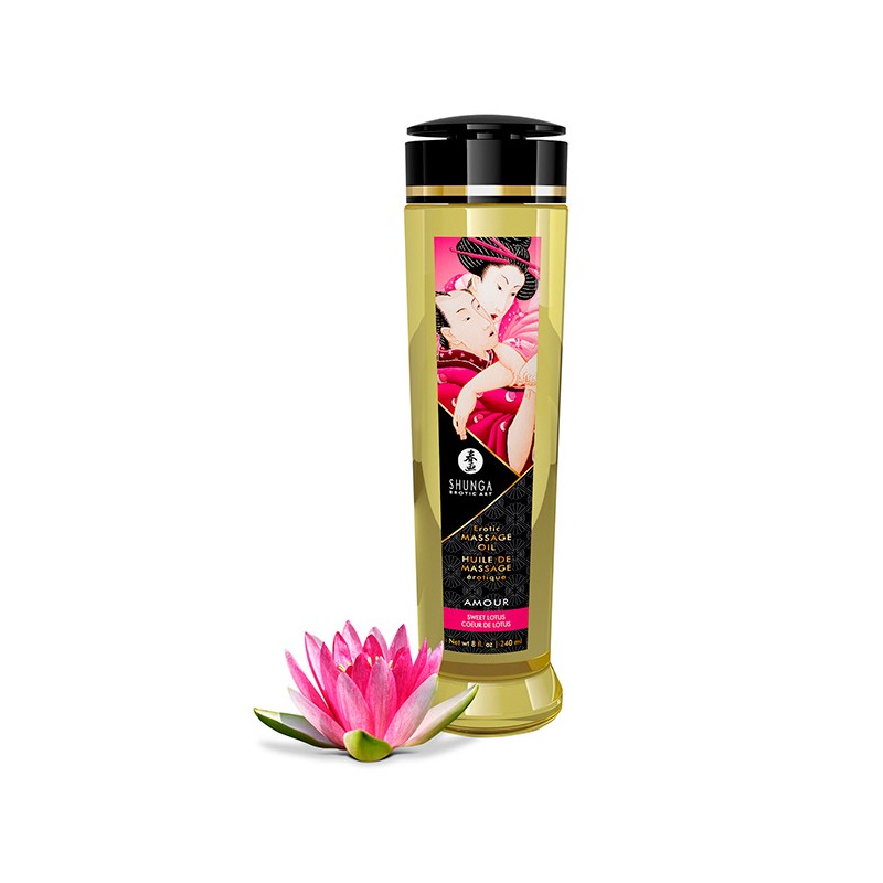 Shunga massage oil amour sweet lotus