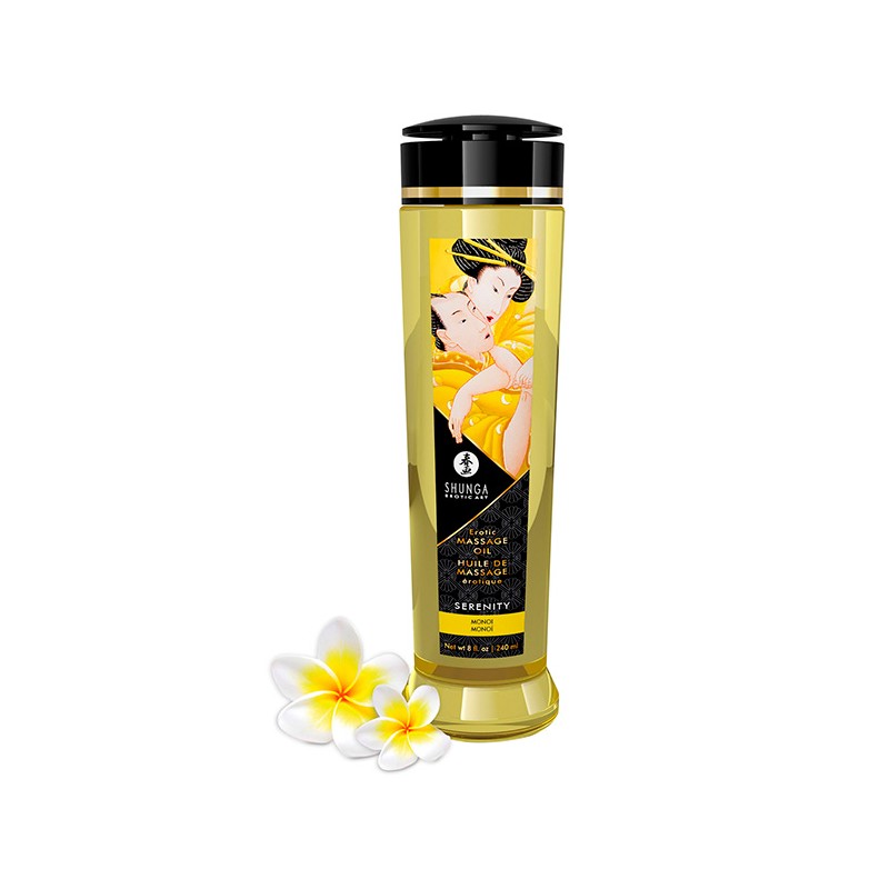 Shunga massage oil serenity monoi
