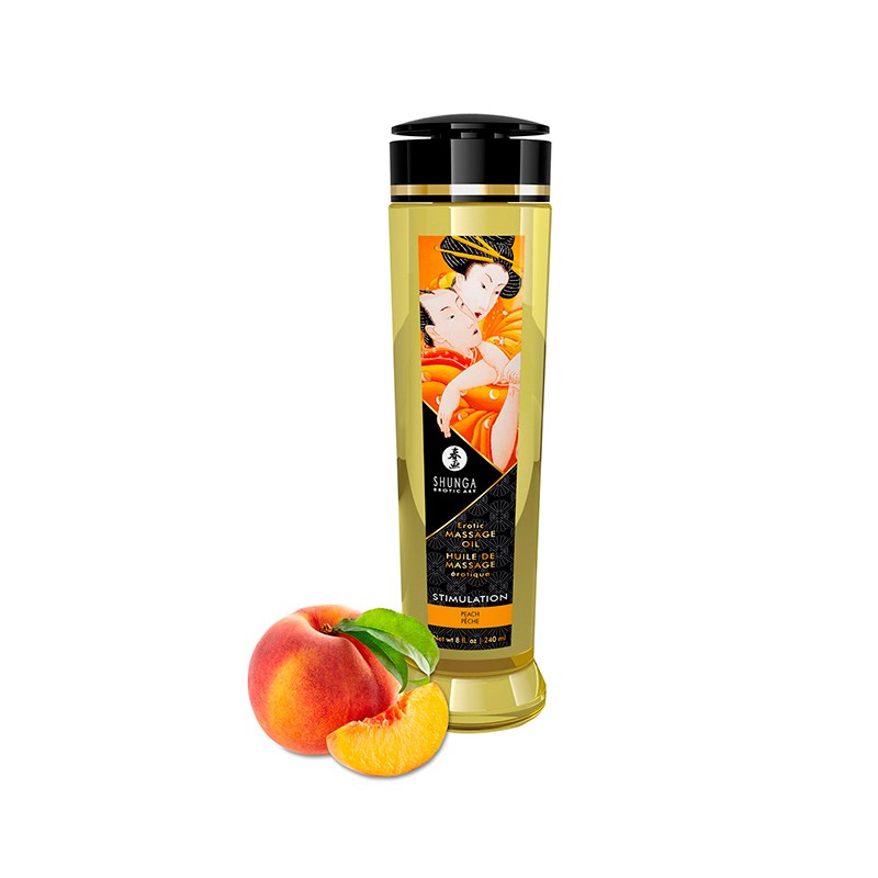 Shunga massage oil stimulation peach
