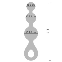 Crystal Trio Butt Plug Medium