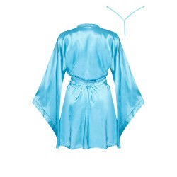 Samira peignoir turquoise