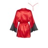 Sara peignoir red