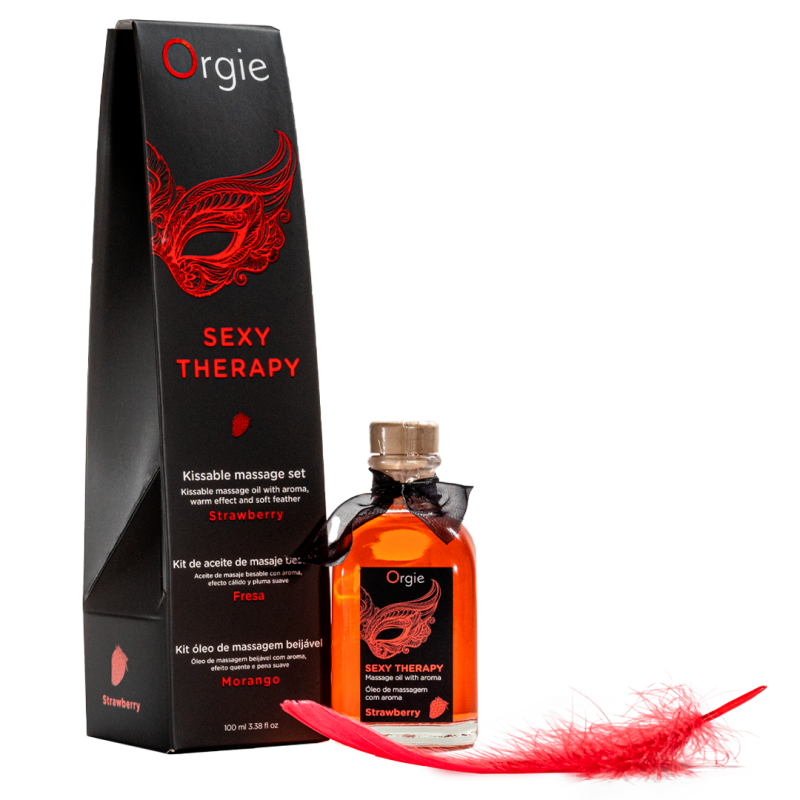 Orgie Sexy Therapy Kissable Massage Set Strawberry