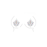 Open-Cup Strappy Teddy and Dazzling Nipple Bling Sticker - One Size
