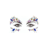 Strappy Halter Top and Dazzling Eye Sparkle Bling Sticker - One Size