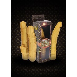 ToyJoy Get Real Gold Dicker Stim Vibrator 22 cm