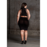 Kala XXXVII - Two Piece with Turtleneck, Crop Top and Skirt - Plus Size