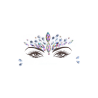 Short Sleeve Teddy and Dazzling Crowned Face Bling Sticker - One Size - Multicolor
