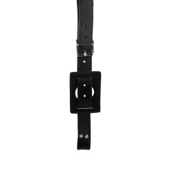 Belt with Vibrator Holder - Black