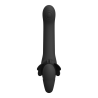 Satu - Pulse-Wave and Vibrating Strapless Strapon - Black
