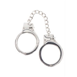 Taboom Bondage Essentials Silver Plated BDSM Handcuffs