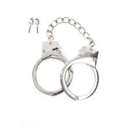 Taboom Bondage Essentials Silver Plated BDSM Handcuffs
