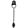 Black Velvets Cock cage with a