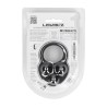 Liquid Silicone Triple Weighted Ball Cockring - Black