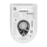 Liquid Silicone Single Weighted Ball Cockring - Black