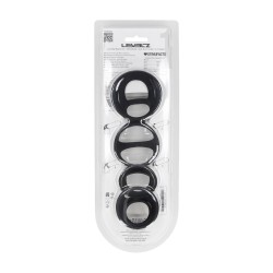 Silicone Cock and Ball Ring Set of 4 - Black
