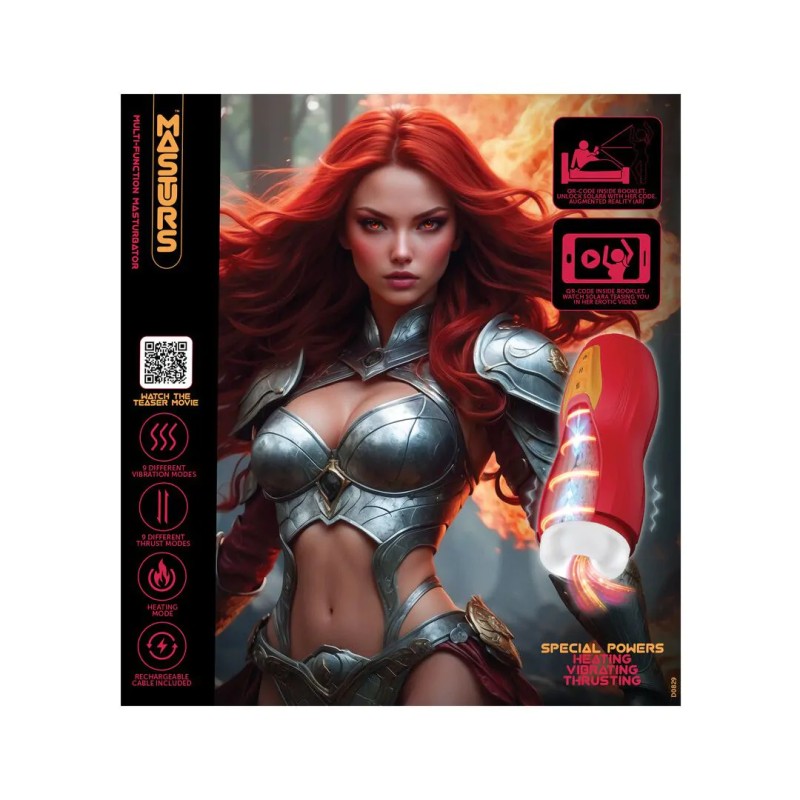 Solara - Fire Sorceress - Display Inlay
