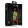 Turtle Neck and High Waist Slip - One Size - Neon Green