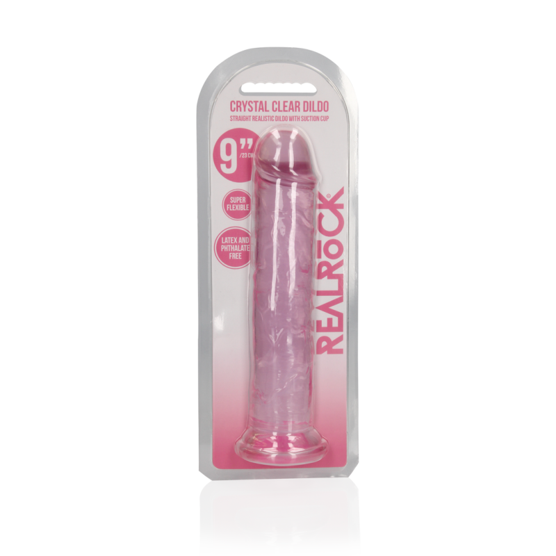 Straight Realistic Dildo with Suction Cup - 9'' / 23