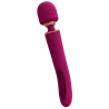 Kiku - Double Ended Wand with Innovative G-Spot Flapping Stimulator - Pink