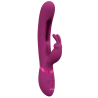 Mika - Triple Motor - Vibrating Rabbit with Innovative G-Spot Flapping Stimulator - Pink