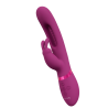 Mika - Triple Motor - Vibrating Rabbit with Innovative G-Spot Flapping Stimulator - Pink