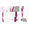 Mika - Triple Motor - Vibrating Rabbit with Innovative G-Spot Flapping Stimulator - Pink