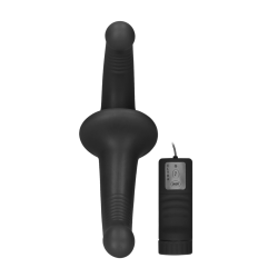 Vibrating Silicone Strapless Strap-On