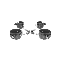 Bonded Leather Hogtie with Hand and Ankle Cuffs