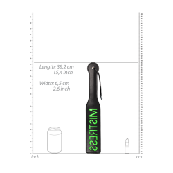 Mistress Paddle - Glow in the Dark - Neon Green